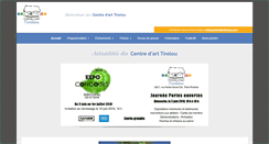 Desktop Screenshot of centredarttirelou.com