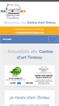 Mobile Screenshot of centredarttirelou.com